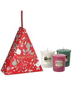 Yankee Candle Countdown to Christmas Three Votive Candle Gift Set
